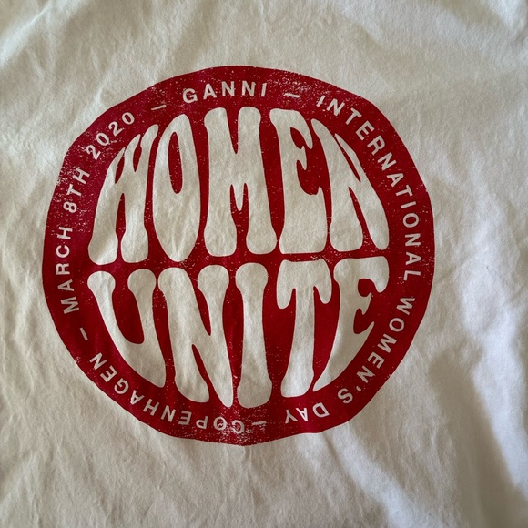 Ganni Tops - Ganni "Women Unite" International Women's Day 2020 t-shirt